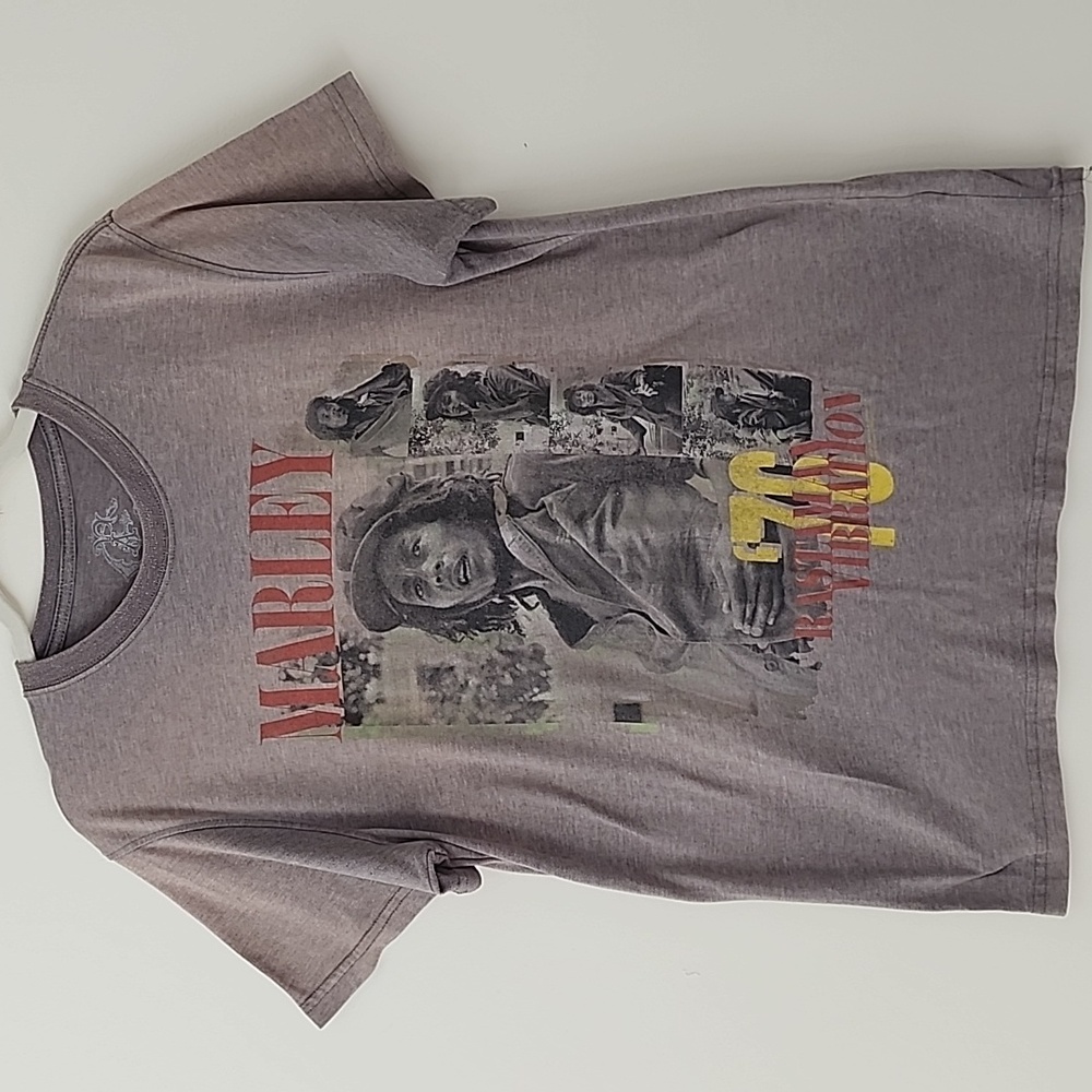 Catch a Fire Bob Marley Graphic Tee Shirt L (33)